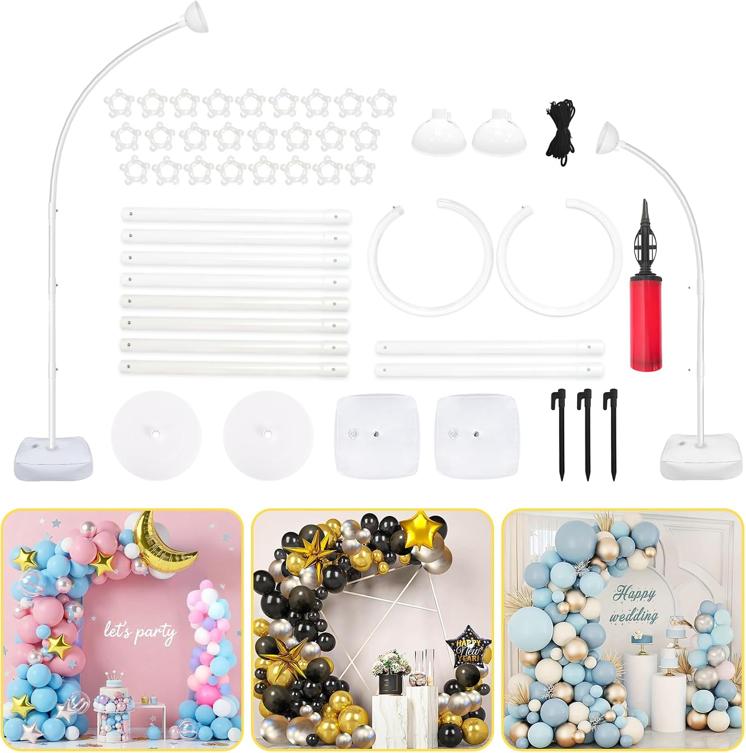Balloon Arch Kit - AerWo [Versi Terbaru] Kit Lengkungan Balon