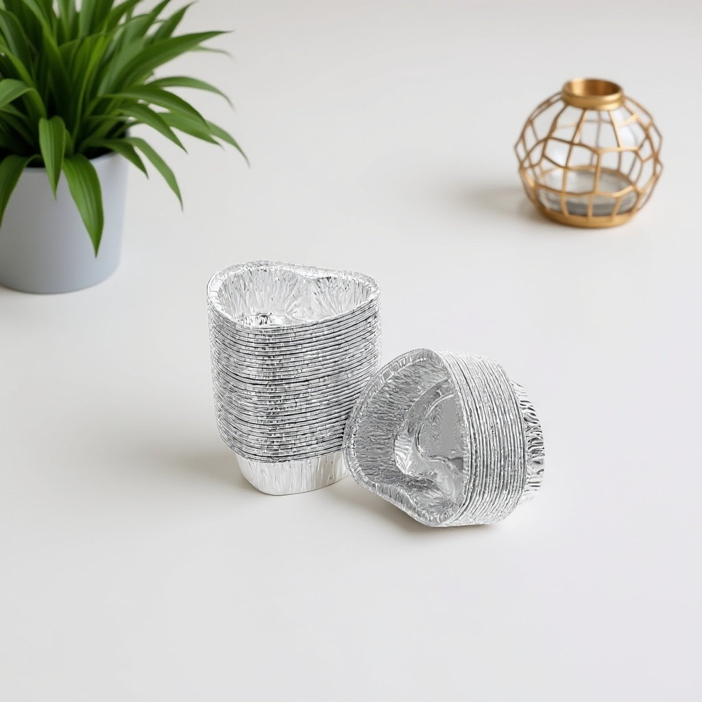 Plastic Cup 50Pcs - 50 buah cetakan tart aluminium foil