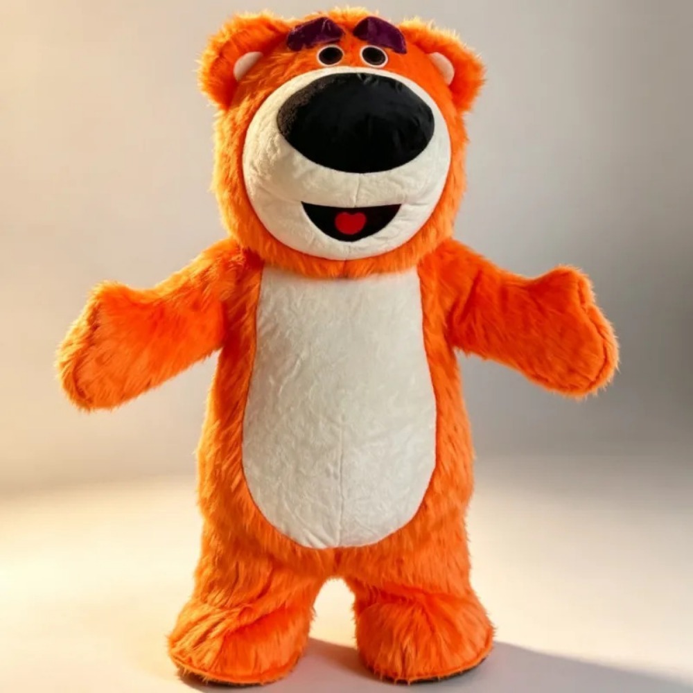 Event & Party Supply Photos - Kostum Maskot Beruang Oranye yang Dapat