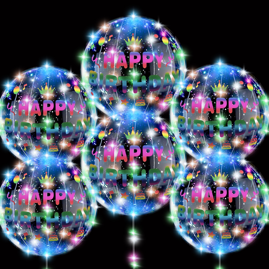 Led Balloon Light - Set balon Bobo dengan LED (tidak