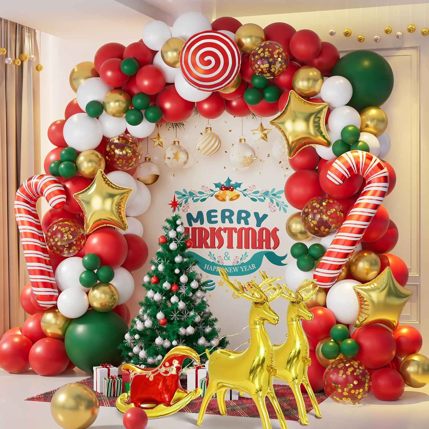 Balloon Arch Kit - AobkDeco 138 buah Kit Dekorasi Balon