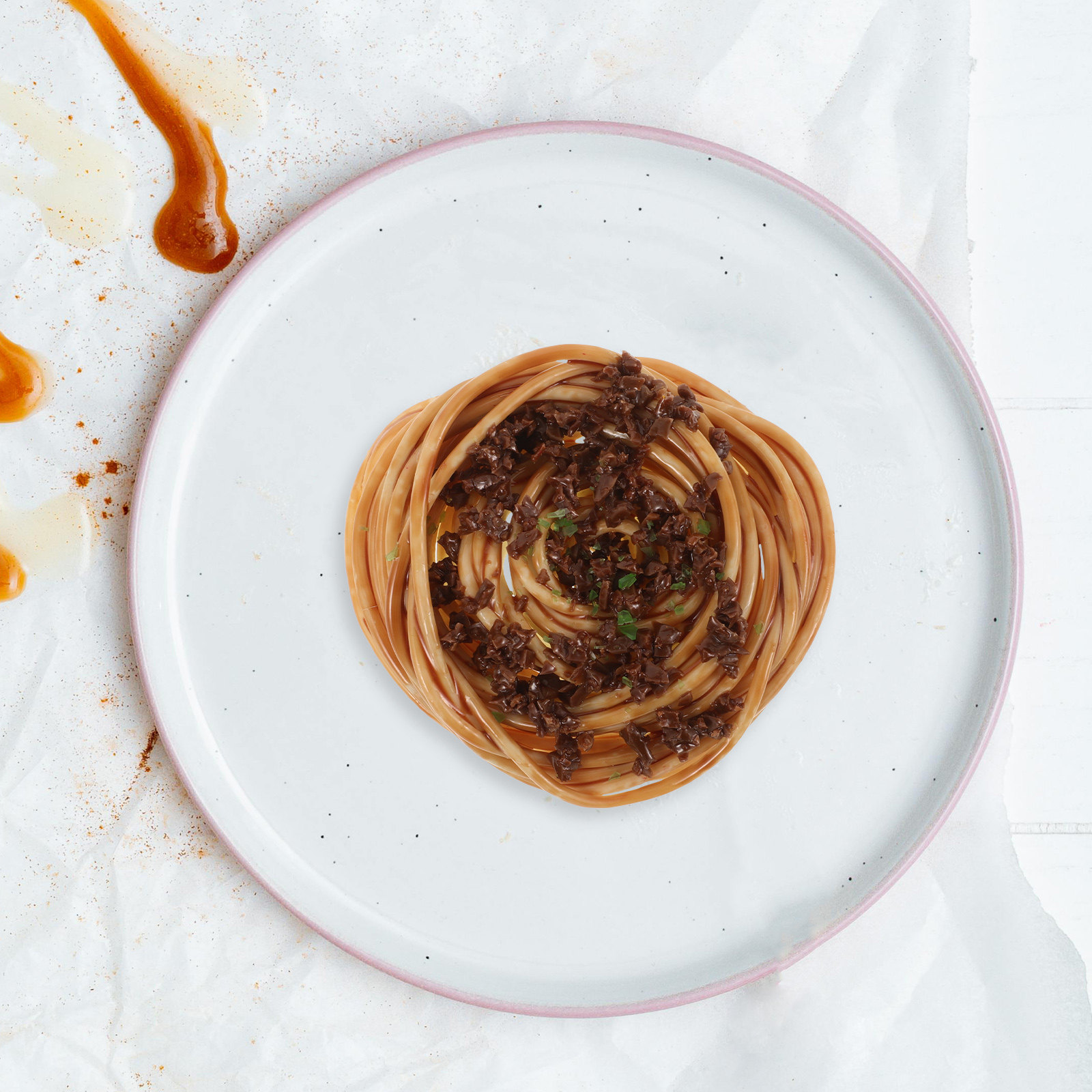 Event Party Shop - Spaghetti palsu dengan saus daging, properti