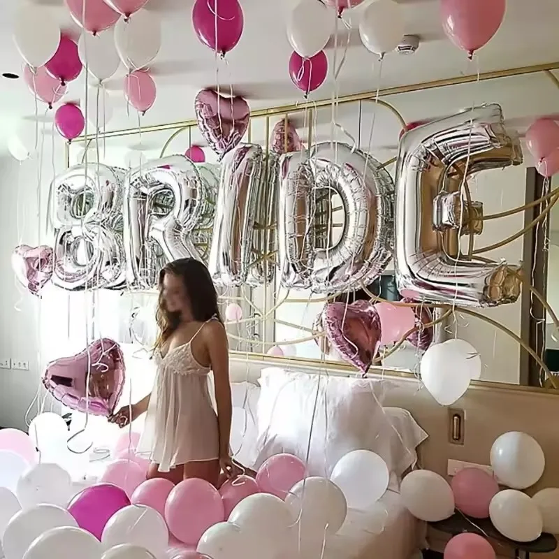 Party Banner Gold - 5pcs Dekorasi Bridal Shower Warna Rose
