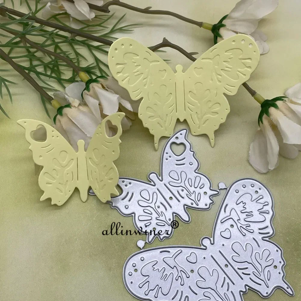 Papercraft Supply Invitation - Potongan Kertas Bentuk Kupu-Kupu Berlapis, Elemen