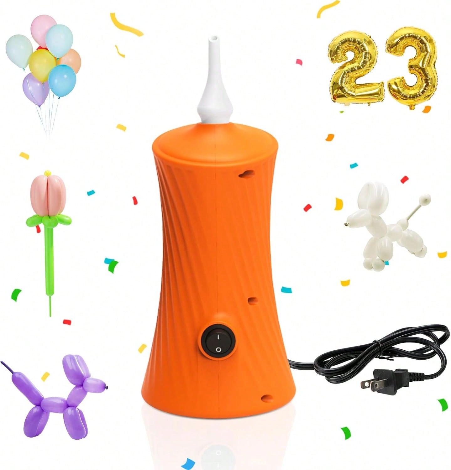 Balloon Pump Hand - Pompa Balon Listrik Untuk Balon Panjang,