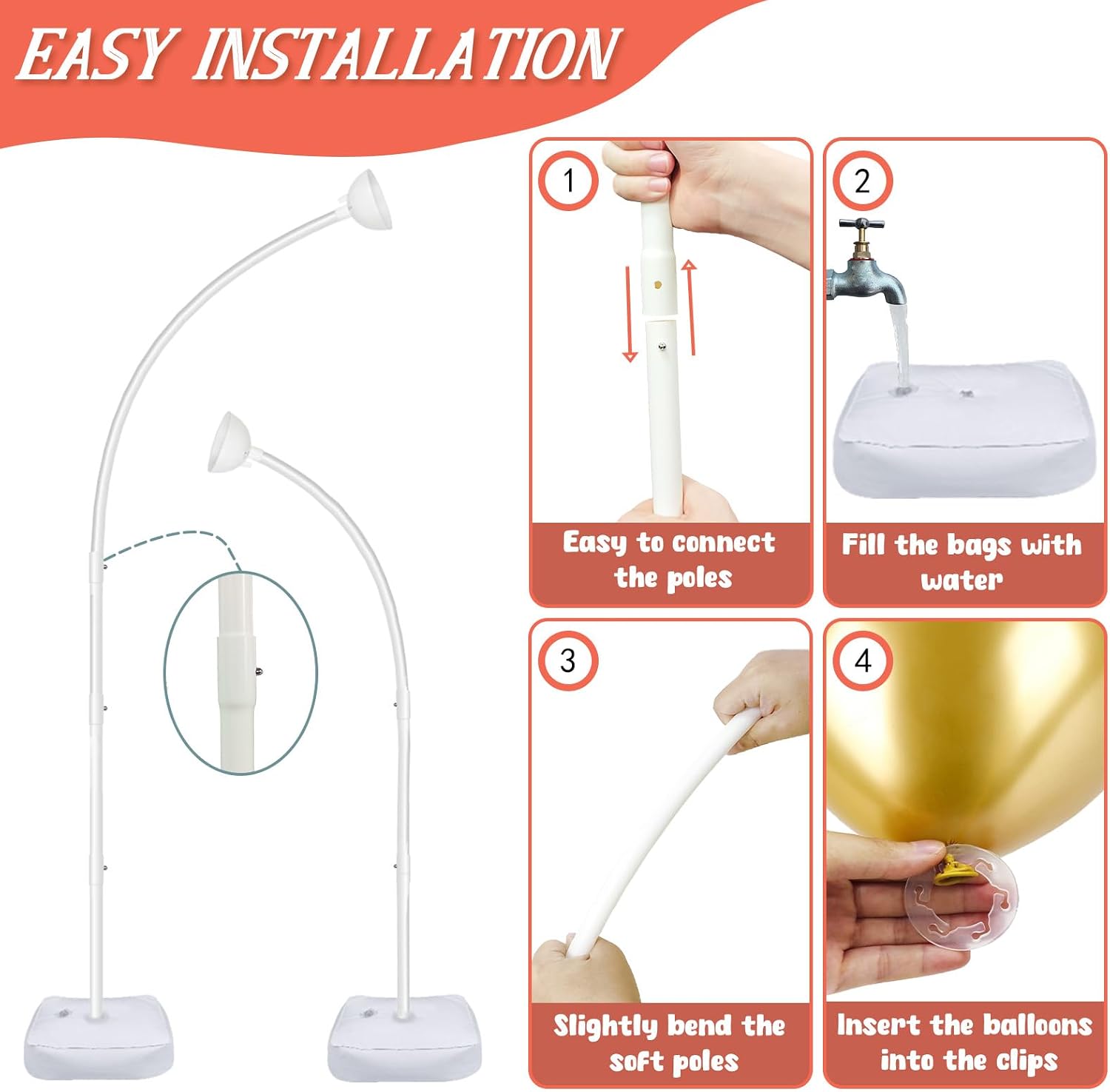 AerWo [Versi Terbaru] Kit Leng - Balloon Arch Kit ulasan dan harga