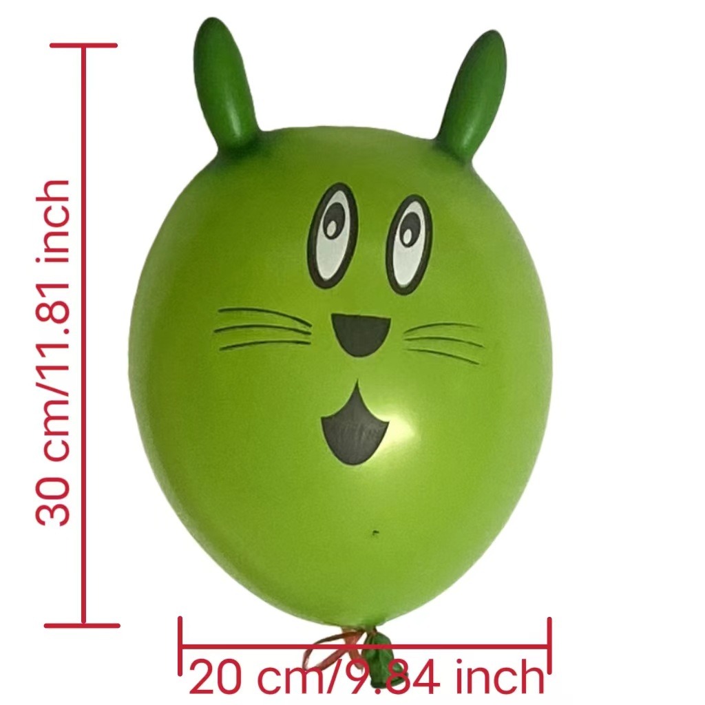 10pcs-PackLong Ear Bunny Head  - Led Balloon Light ulasan dan harga