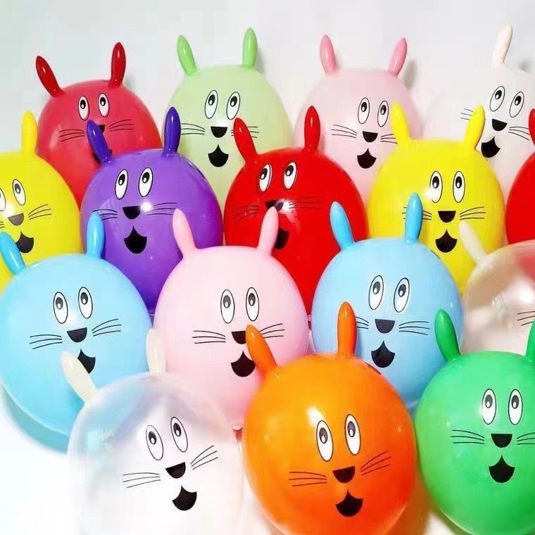 10pcs-PackLong Ear Bunny Head  - Led Balloon Light ulasan dan harga