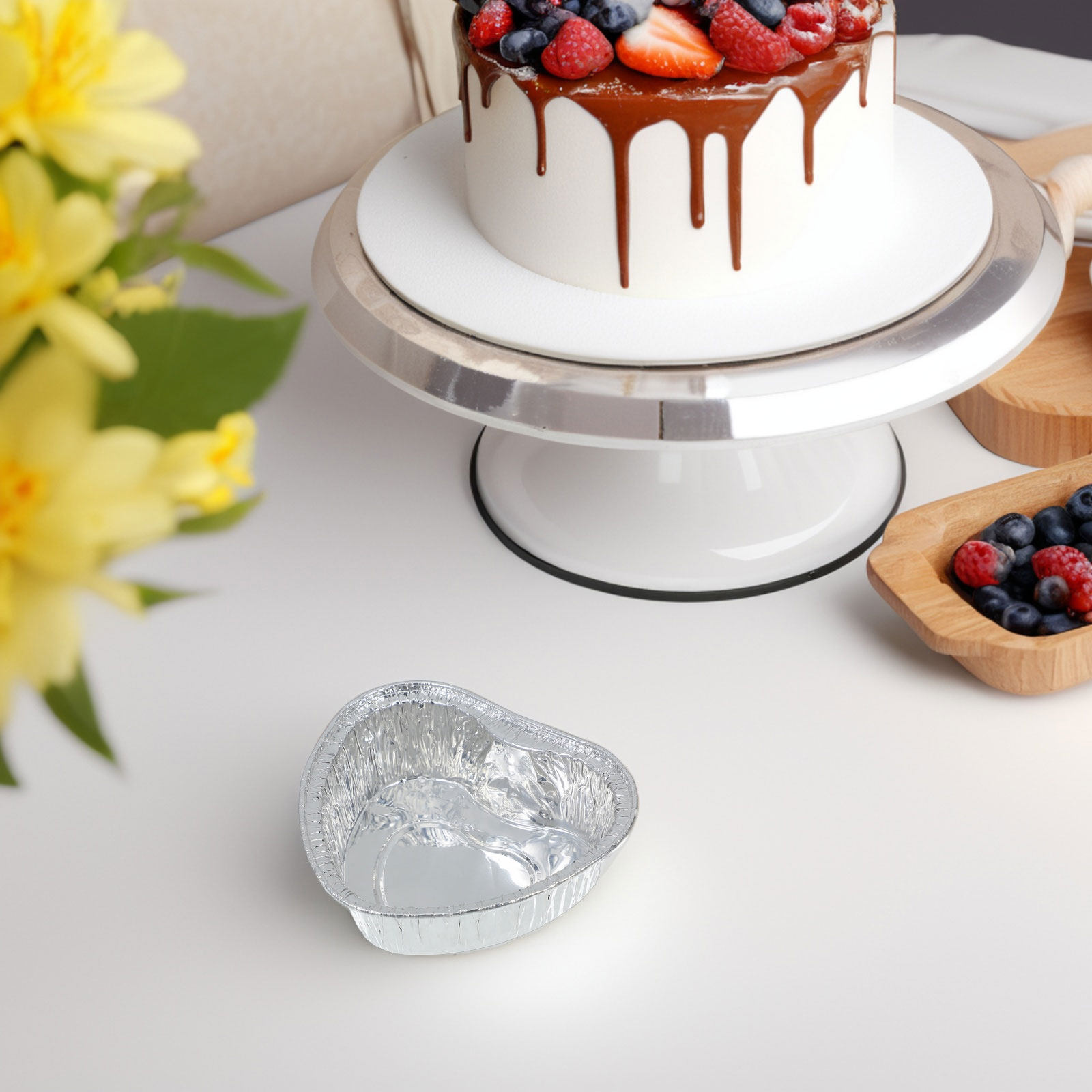 50 buah cetakan tart aluminium - Plastic Cup 50Pcs ulasan dan harga