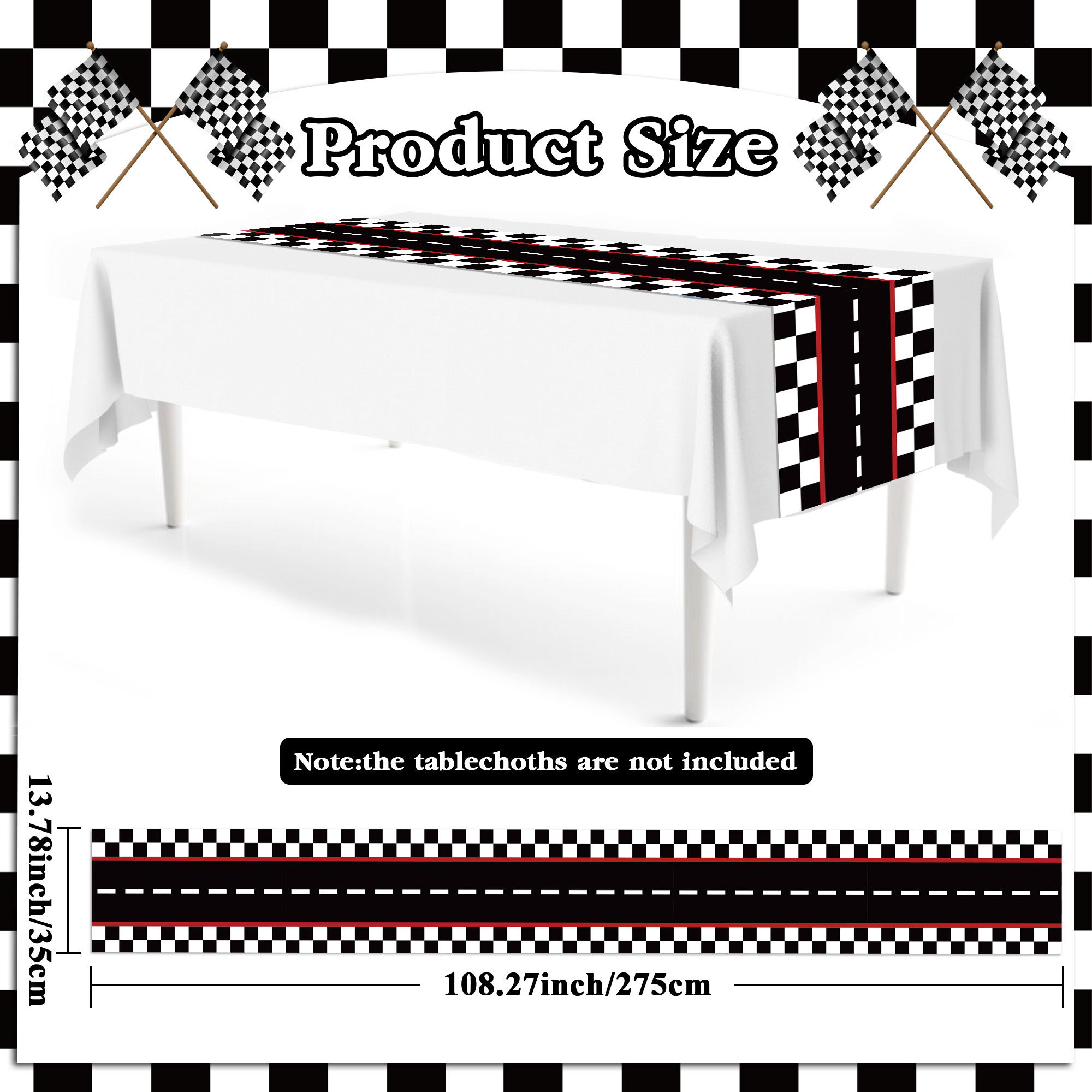 1/3/6 buah Taplak Meja Plastik - Table Cloth Disposable ulasan dan harga
