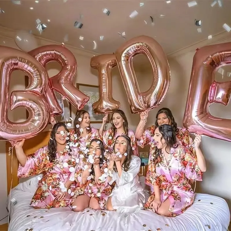 5pcs Dekorasi Bridal Shower Wa - Party Banner Gold ulasan dan harga