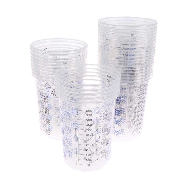 10/50 buah Gelas Pengaduk Cat, - Plastic Cup 50Pcs ulasan dan harga