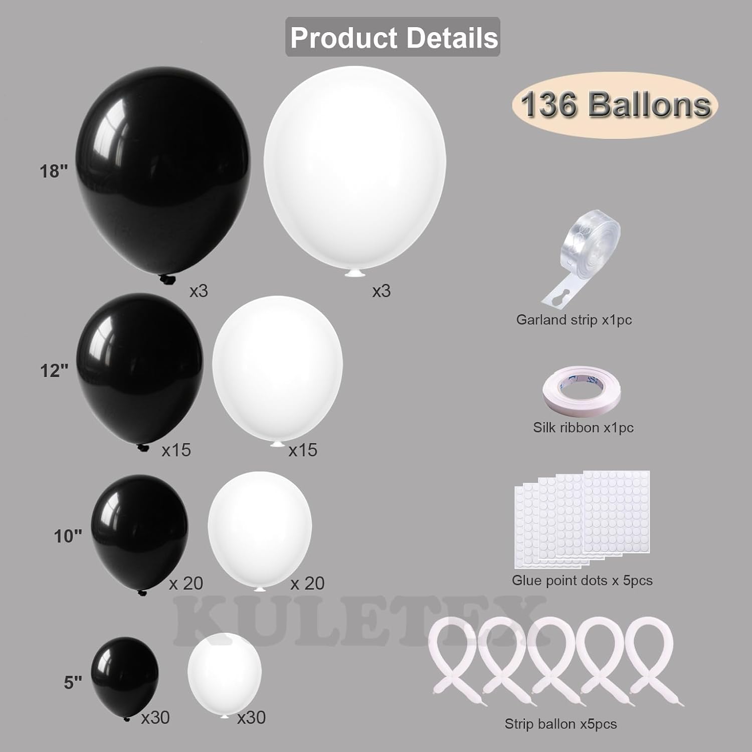 136 Buah Set Lengkap Balon Lat - Event Launch Party ulasan dan harga