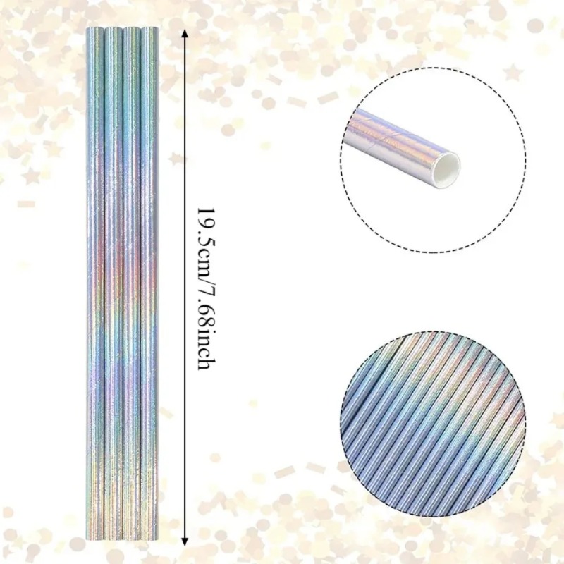 25/50/100 Buah Sedotan Kertas  - Paper Straw Color ulasan dan harga