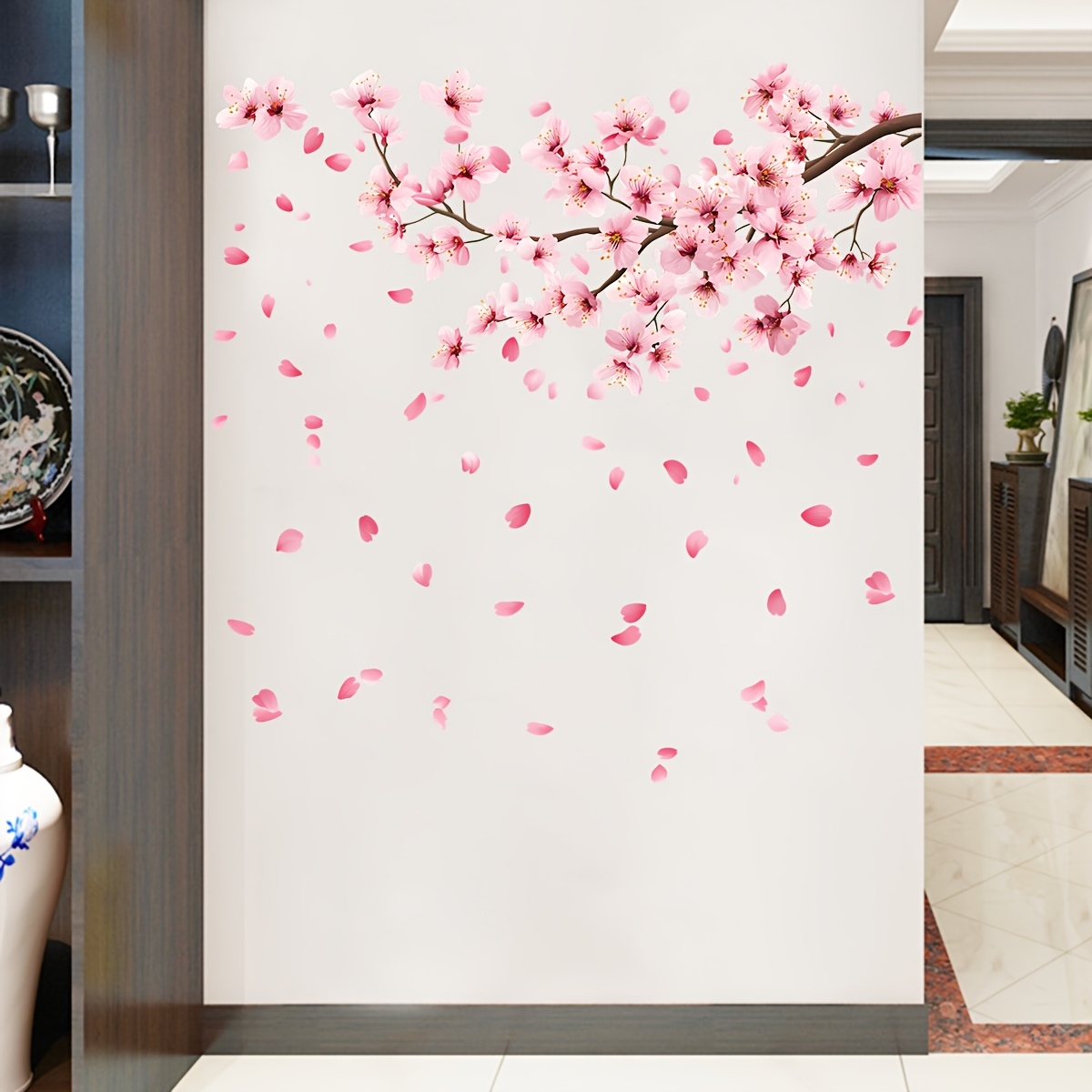 Stiker Dinding Pohon Sakura Be - Flower Wall Panel ulasan dan harga