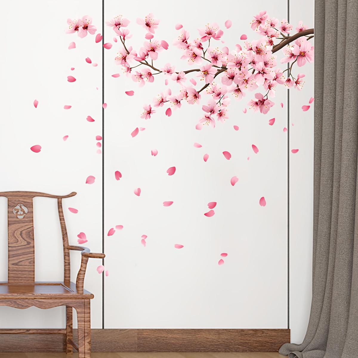 Stiker Dinding Pohon Sakura Be - Flower Wall Panel ulasan dan harga