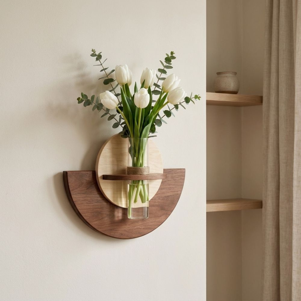 Rak Bunga Gantung Dinding Kayu - Flower Wall Panel ulasan dan harga